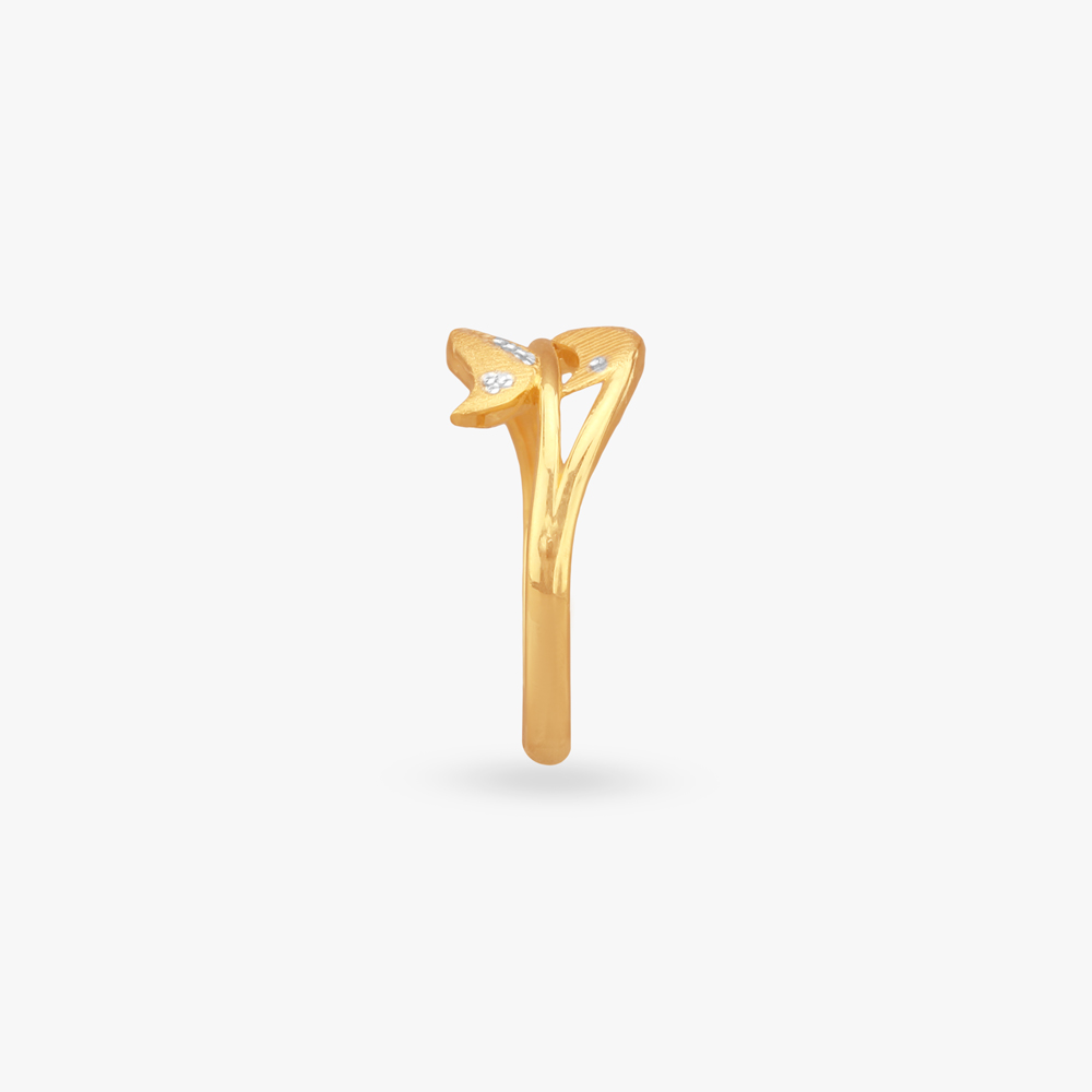 Leaf Wrap Gold Ring,,hi-res image number null