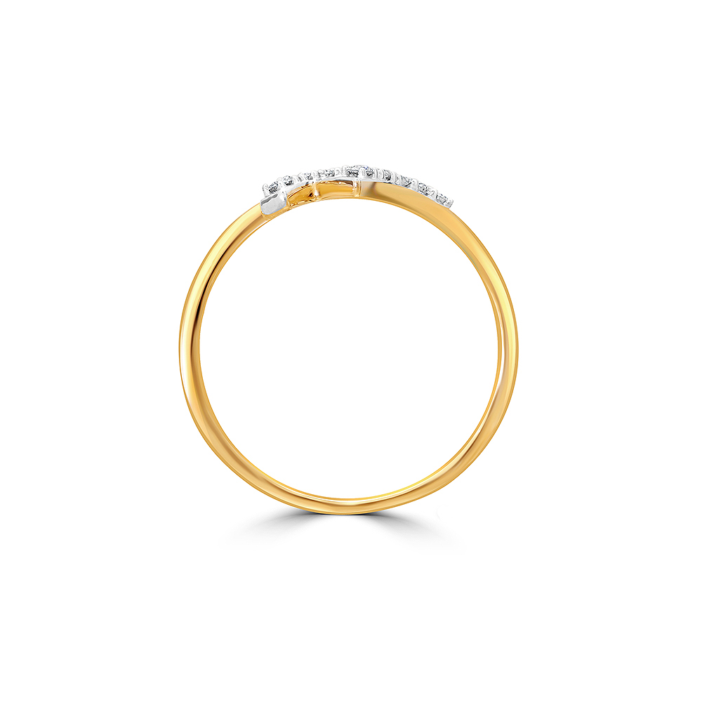 14KT Golden Twilight Diamond Finger Ring,,hi-res image number null