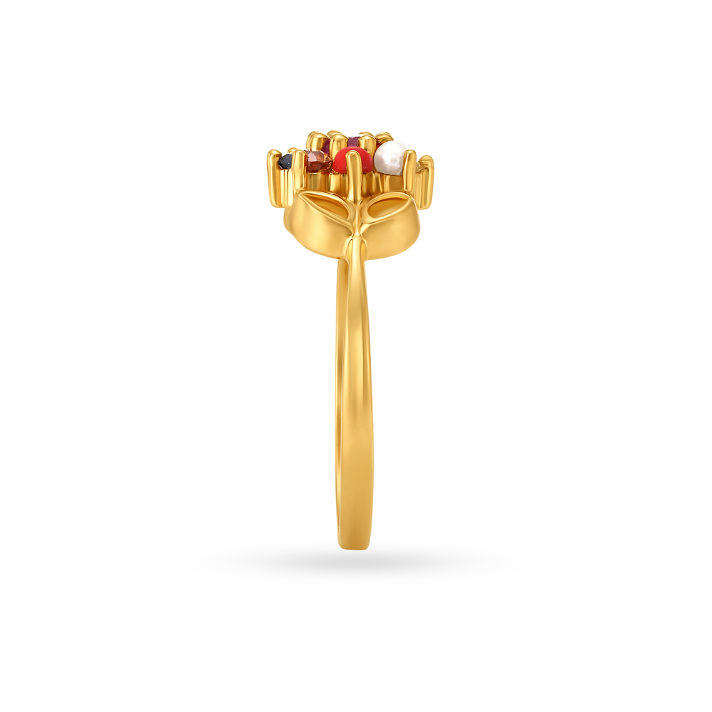 Precious Navaratnam Finger Ring,,hi-res image number null