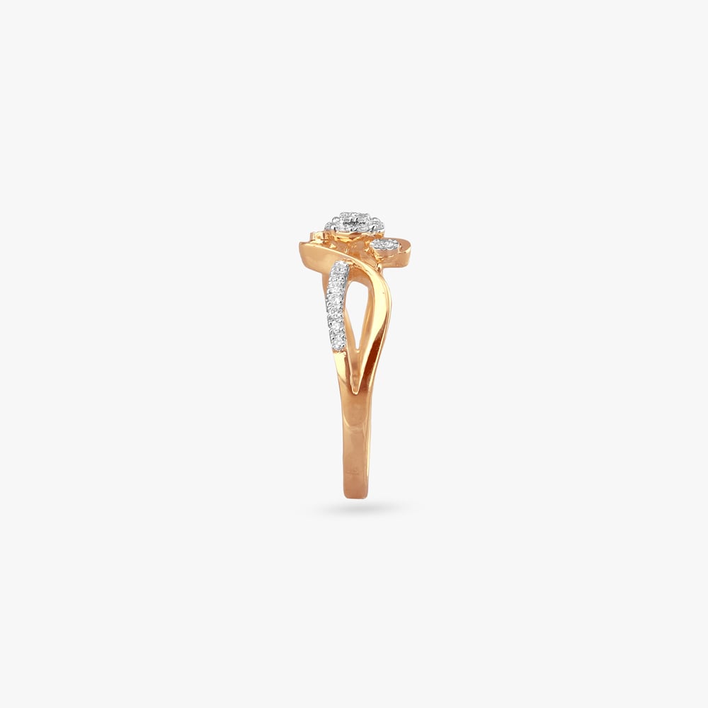Infinity Swirl Diamond Ring,,hi-res image number null