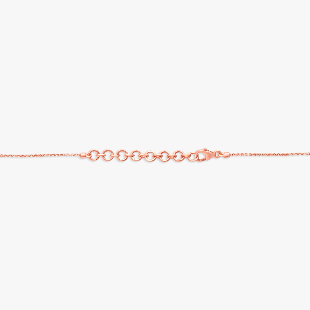 Subtle Floral Diamond Necklace,,hi-res image number null