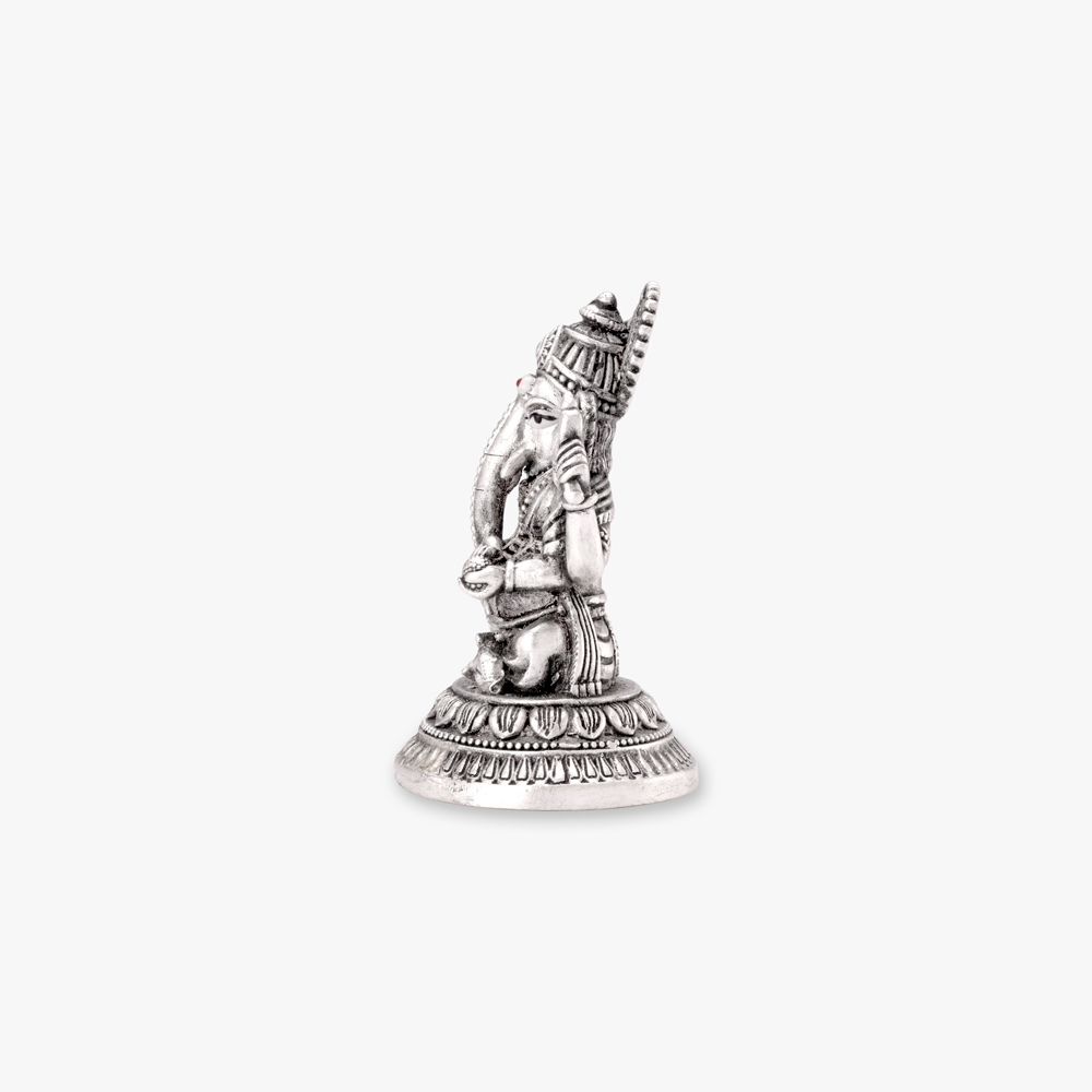 Jai Ganesh Silver Idol,,hi-res image number null