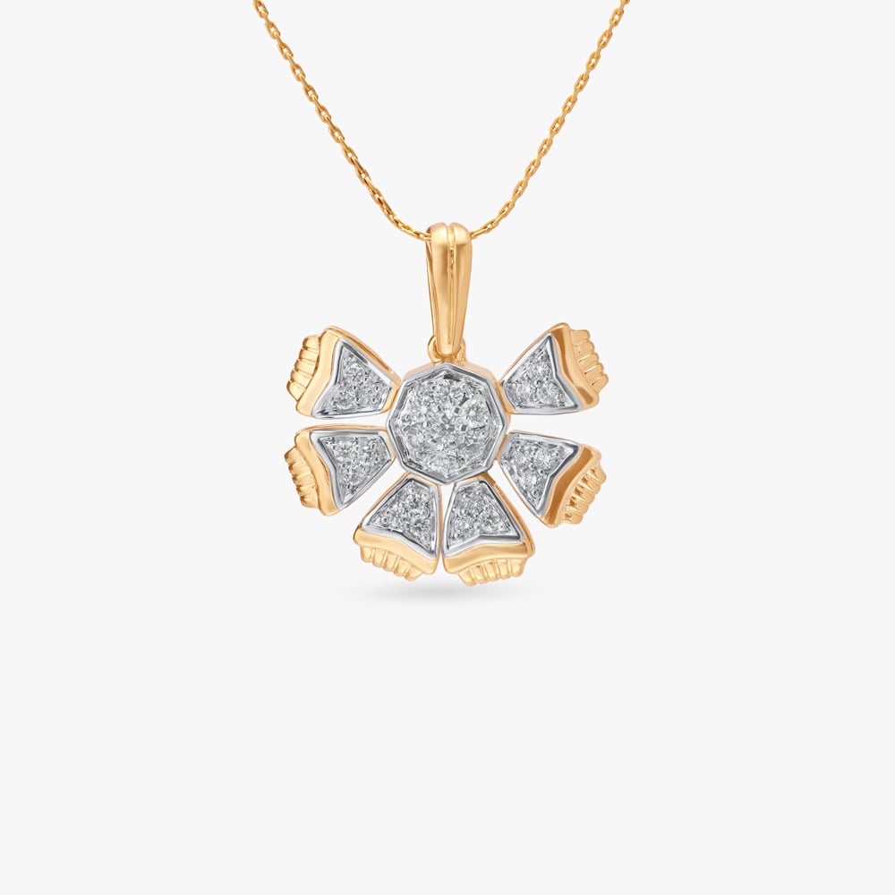 Blooming Brilliance Diamond Pendant,,hi-res image number null