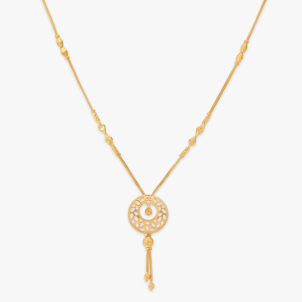 Geometric Gold Necklace,,hi-res image number null