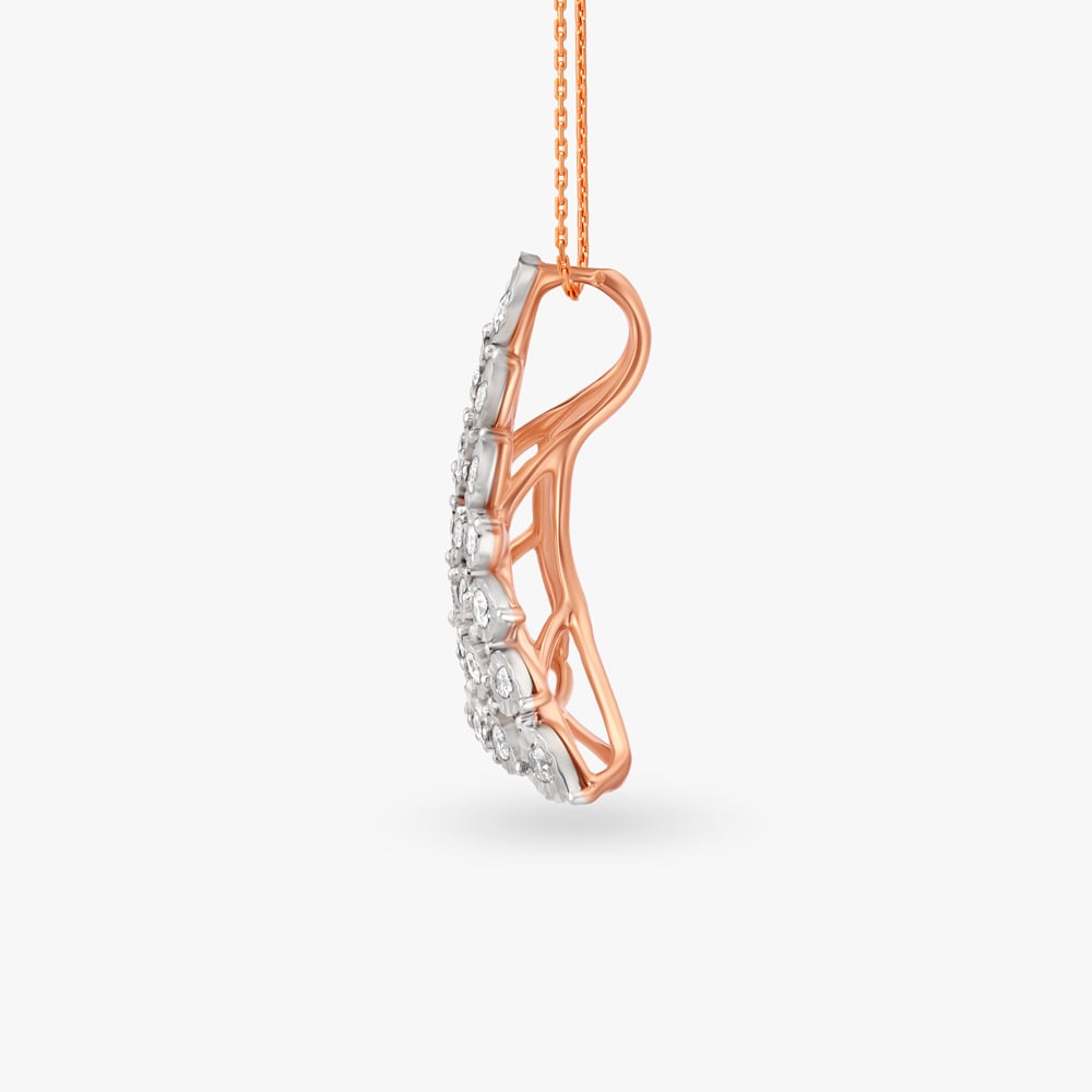 Striking Triangle Diamond Pendant,,hi-res image number null