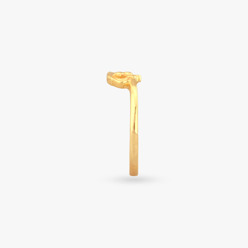 Tranquillity Twist Gold Ring,,hi-res image number null