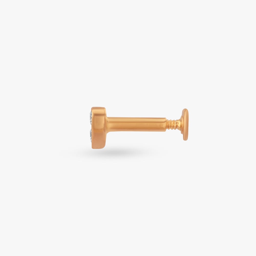 Tiny Love Diamond Nose Pin,,hi-res image number null