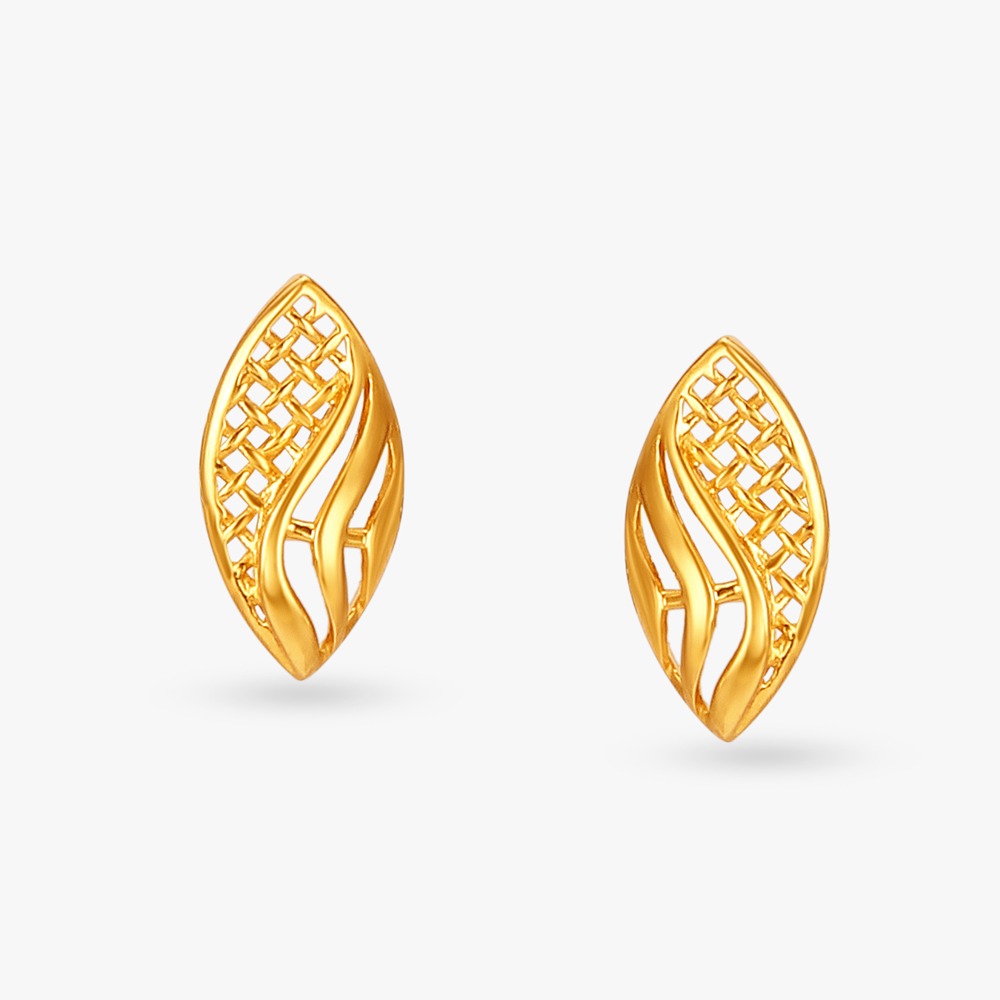 Rhapsodic Gold Pendant and Earrings Set,,hi-res image number null