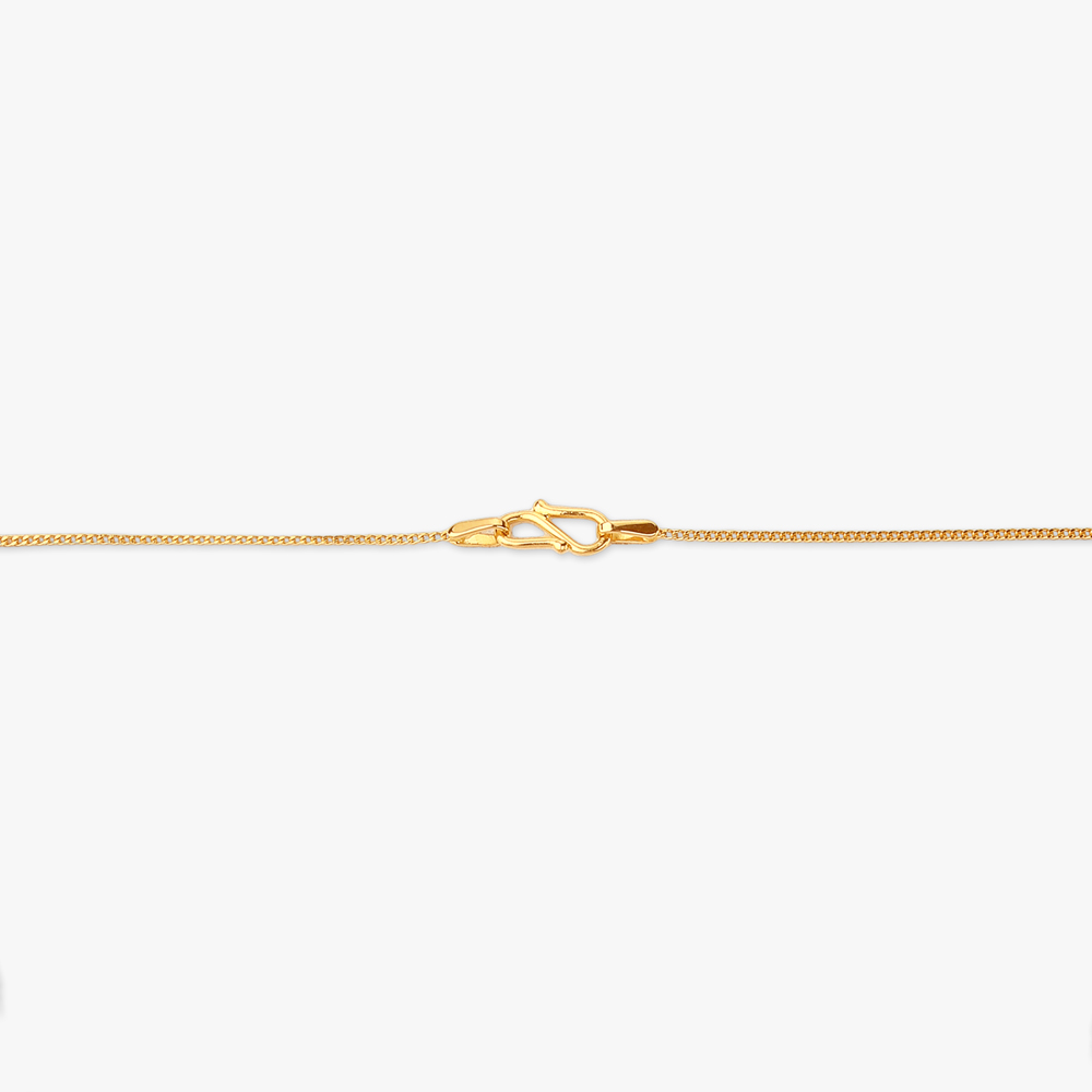 Radiant Web Gold Pendant with Chain and Earrings Set,,hi-res image number null