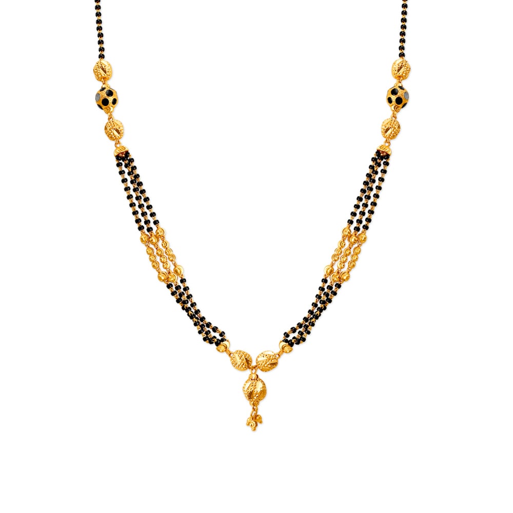 Layered Tassel Mangalsutra,,hi-res image number null