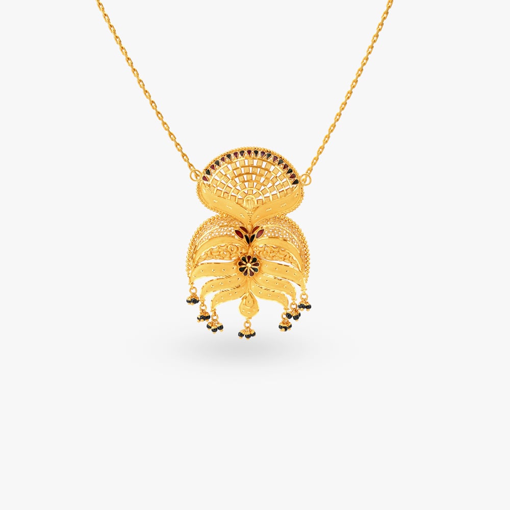 Filigree Gold Pendant,,hi-res image number null