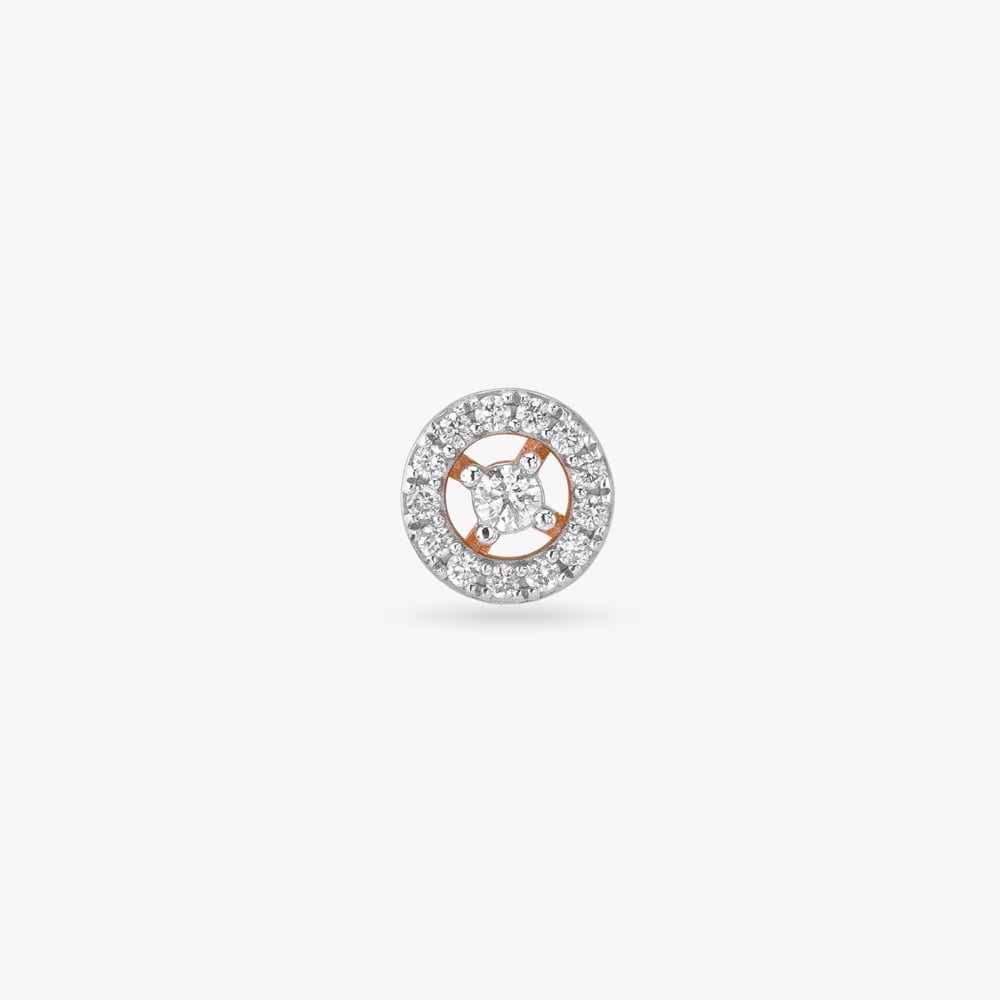 Orbit Halo Diamond Nose Pin,,hi-res image number null
