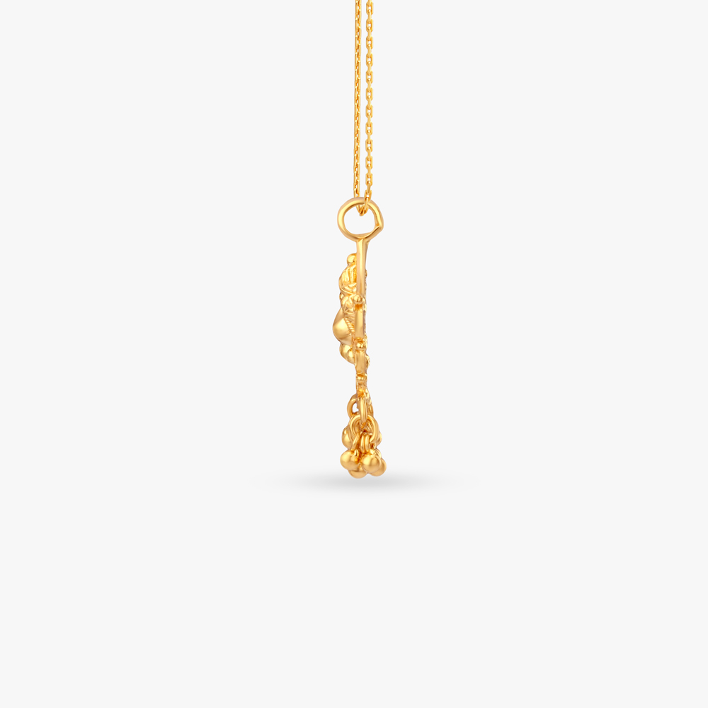 Heritage Sweep Gold Pendant,,hi-res image number null