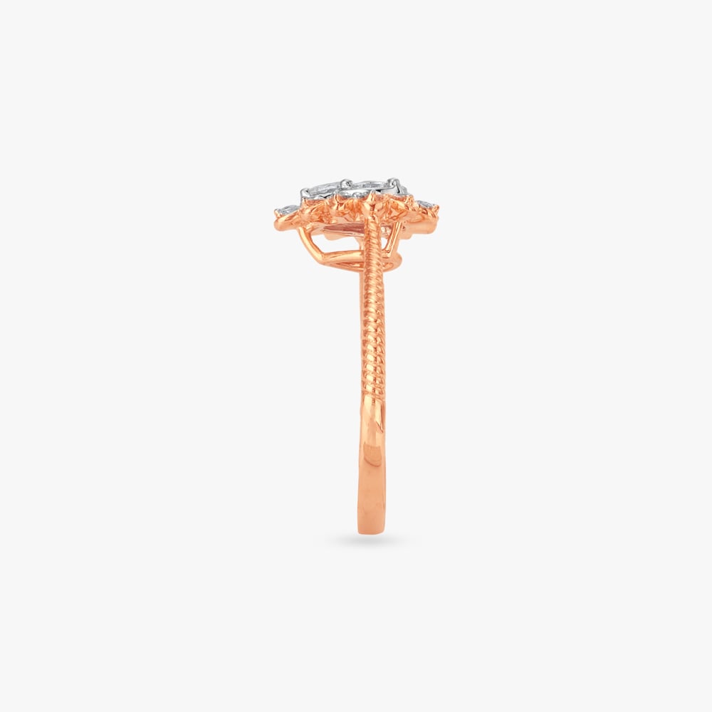 Delicate Drop Diamond Finger Ring,,hi-res image number null