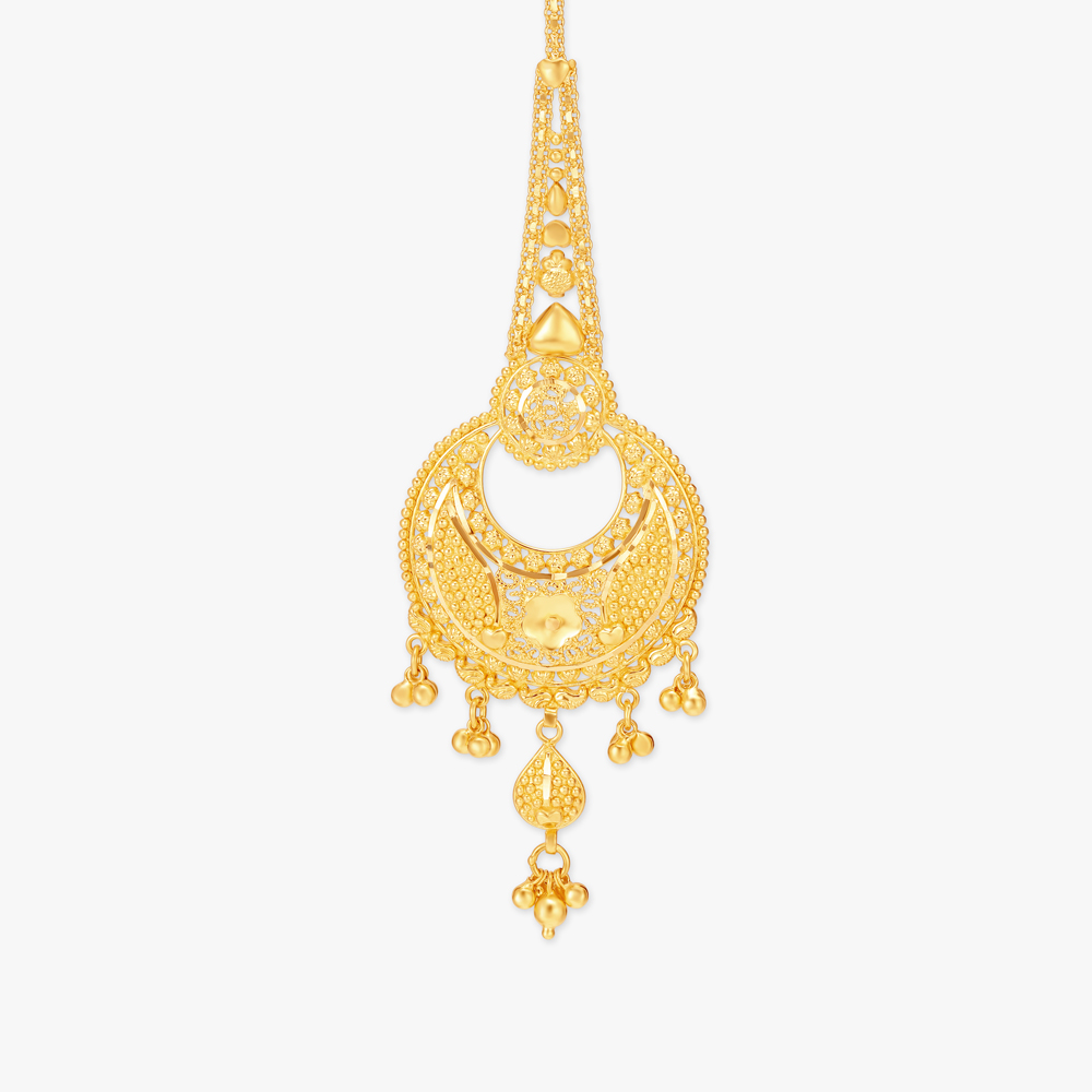 Entrancing Traditional Maang Tikka,,hi-res image number null