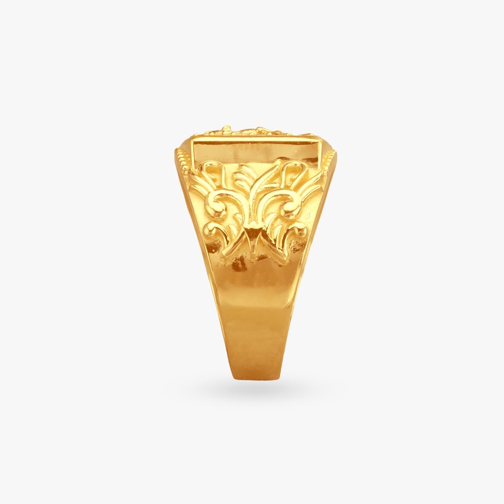 Soaring Majesty Gold Finger Ring for Men,,hi-res image number null