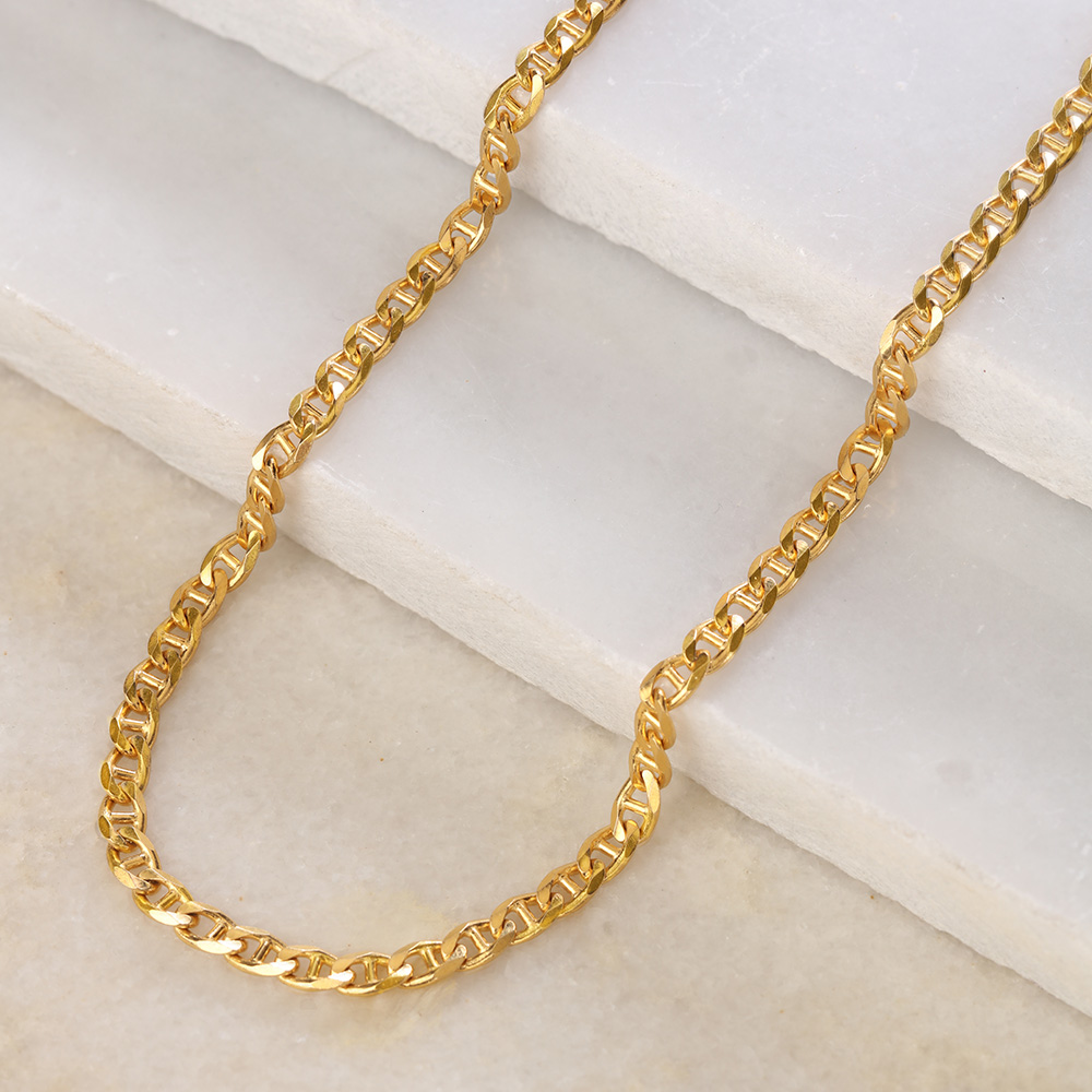 Cascade Link 22 Kt Gold Chain,,hi-res image number null