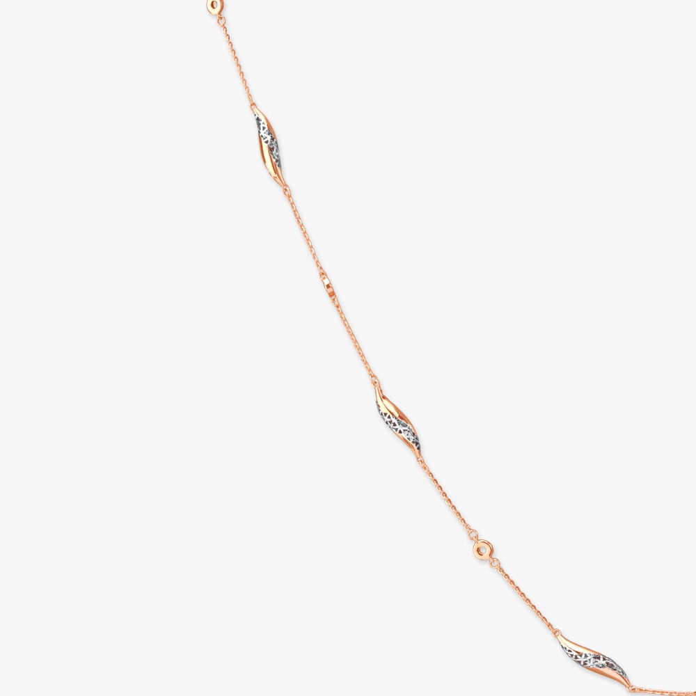 

Twisted Leaf Gold Chain