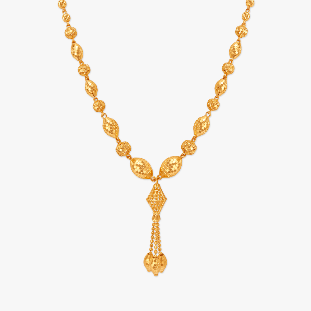 Stately Beads and Tassels Necklace Set,,hi-res image number null