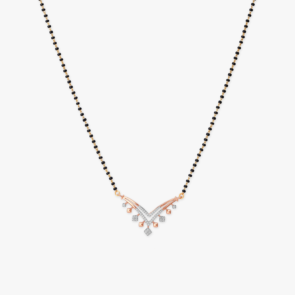 

Chic Chevron Diamond Mangalsutra