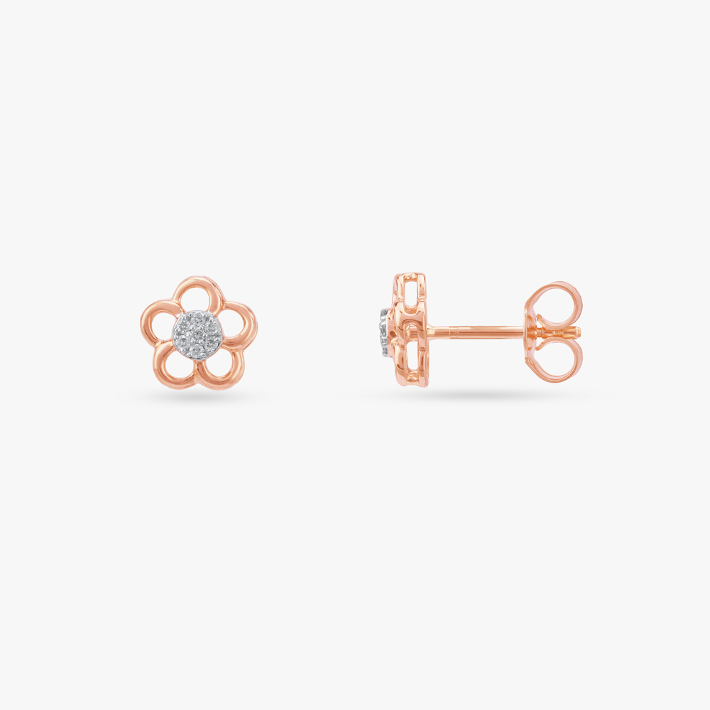 Daisy Dew Diamond Stud Earrings,,hi-res image number null