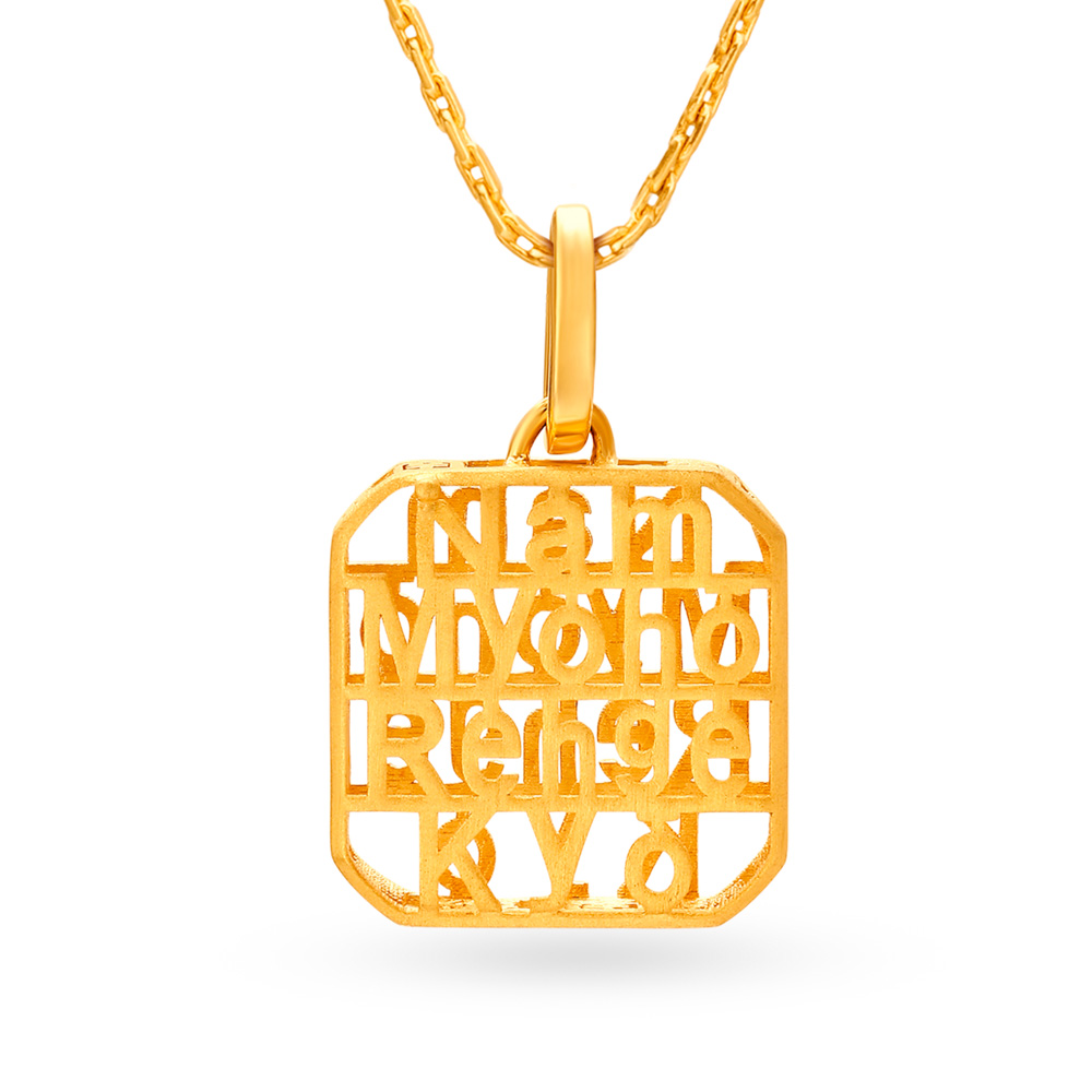 Charming Namyaho Prayer Pendant