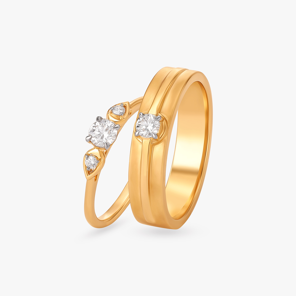 Forever Spark Diamond Couple Rings,,hi-res image number null
