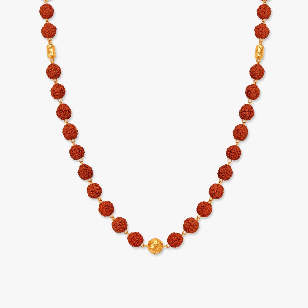 Mesmerising Rudraksh Beads Necklace,,hi-res image number null