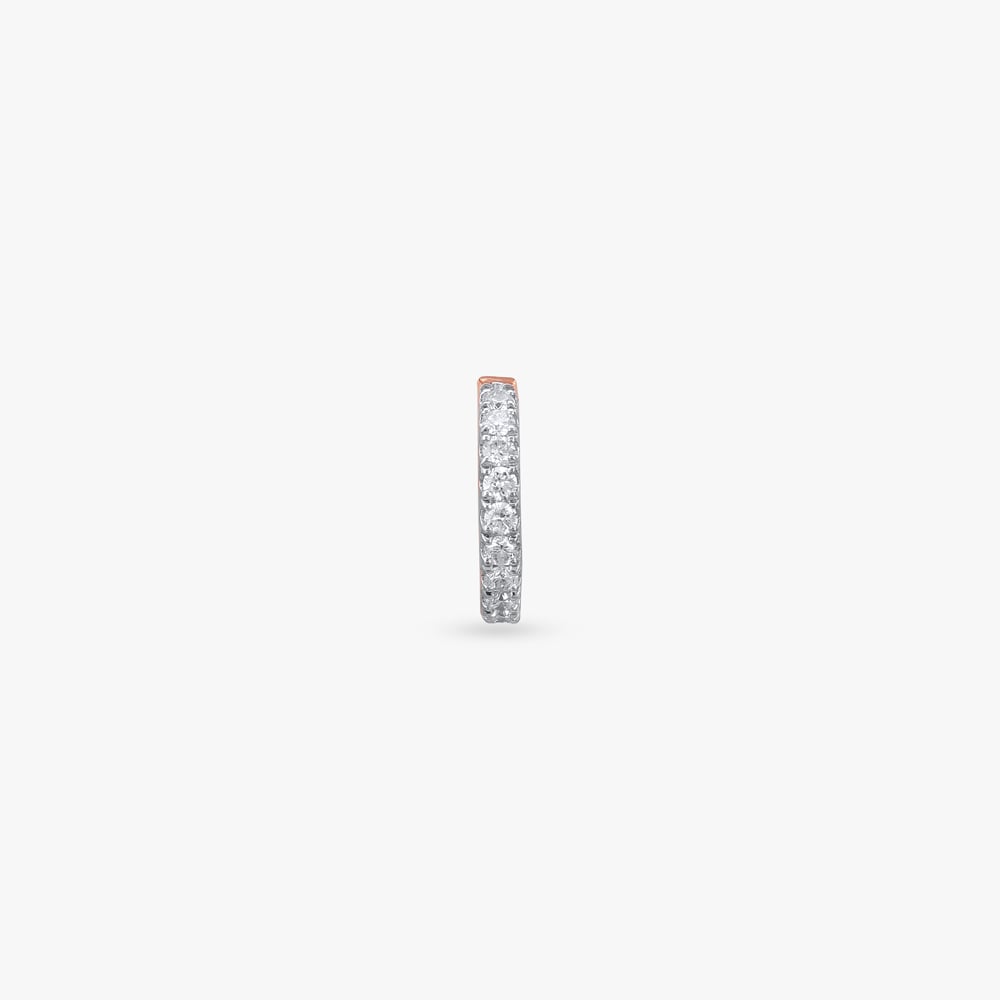 Gleam Loop Diamond Nose Pin,,hi-res image number null