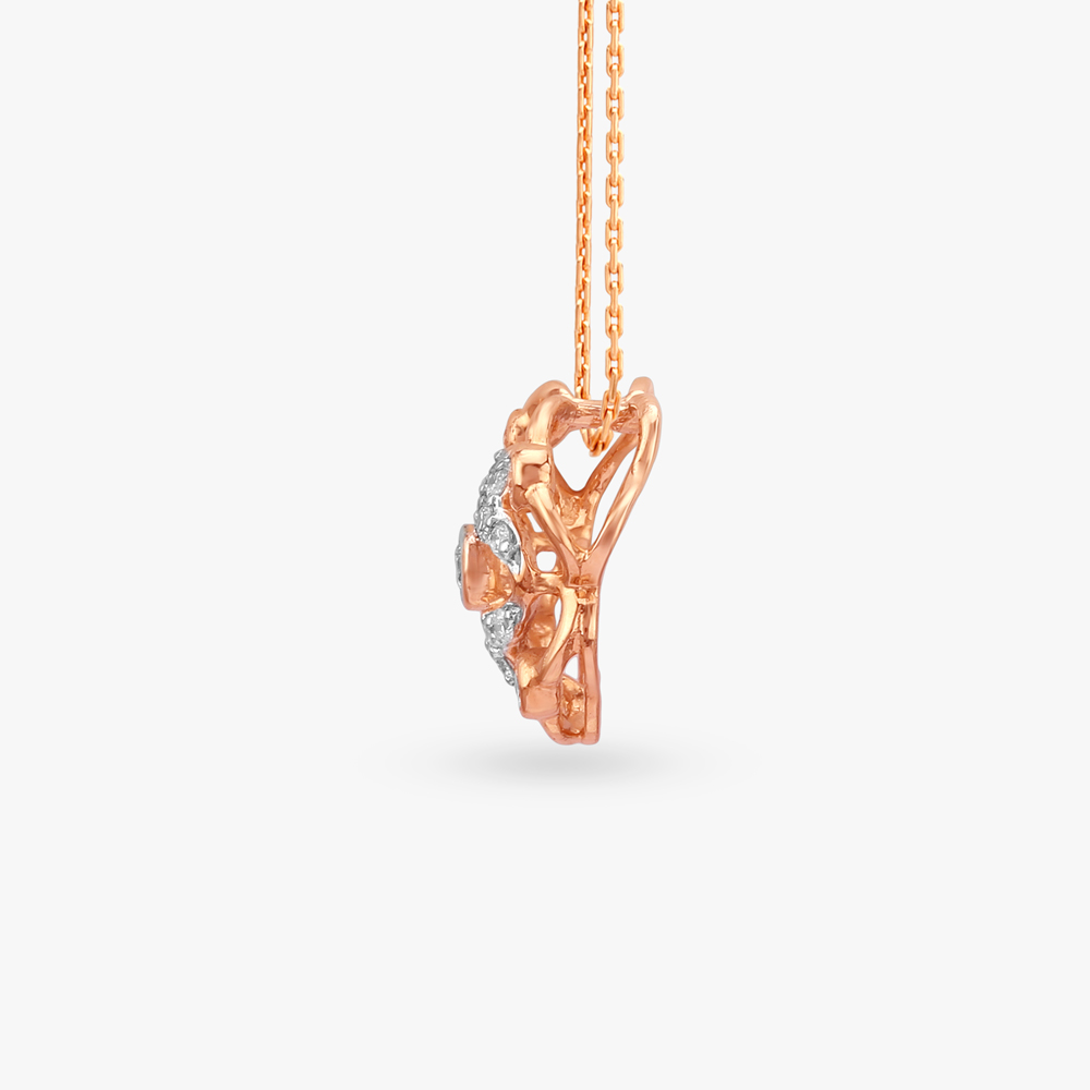 

Vintage Bloom Diamond Pendant