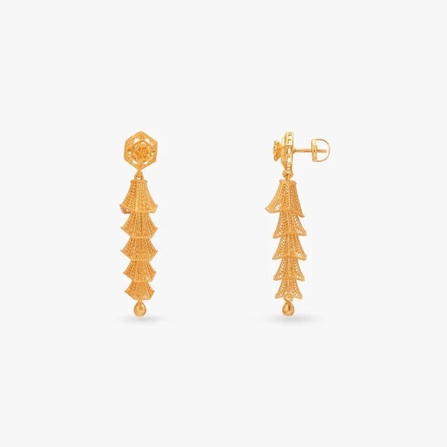 Shobhamoy Dipalankar Gold Jhumka Earrings,,hi-res image number null