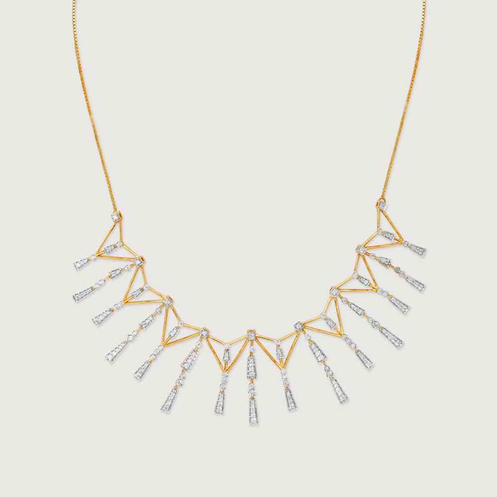 Horizon Spire Diamond Necklace,,hi-res image number null
