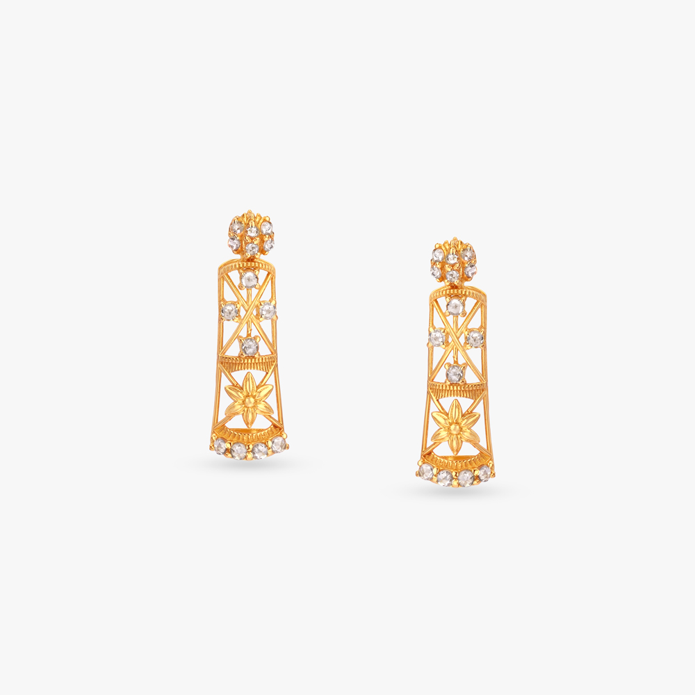 Royal Tiers Gold Necklace Set,,hi-res image number null