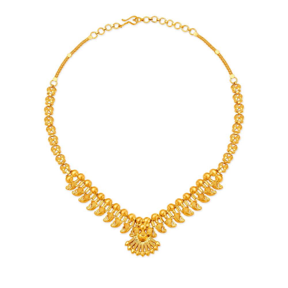 Opulent Peacock Necklace Set,,hi-res image number null