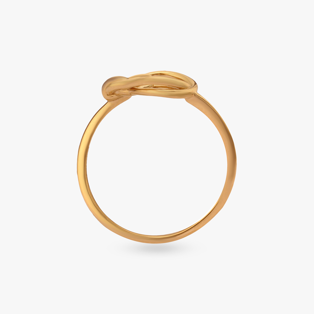 Loop Knot Gold Ring,,hi-res image number null