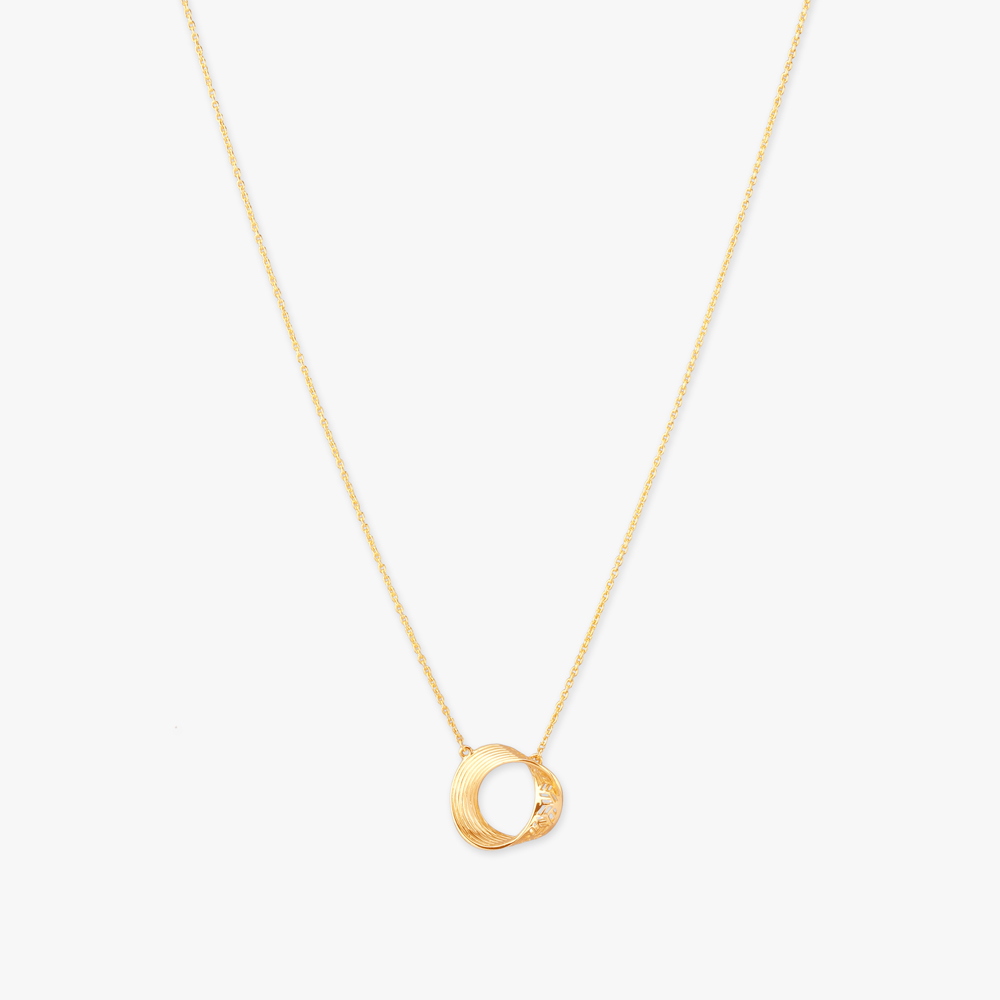 

Open Orb Gold Necklace