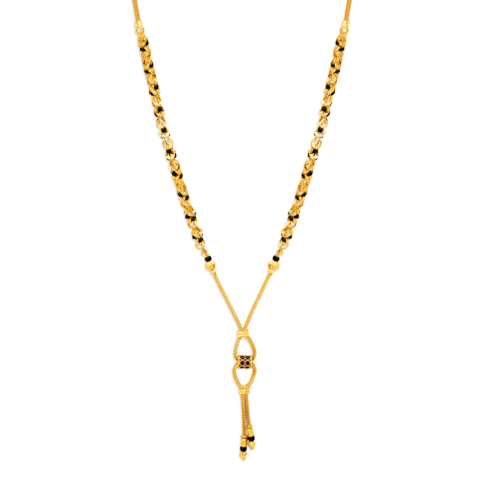 Cylinder Knot Mangalsutra,,hi-res image number null