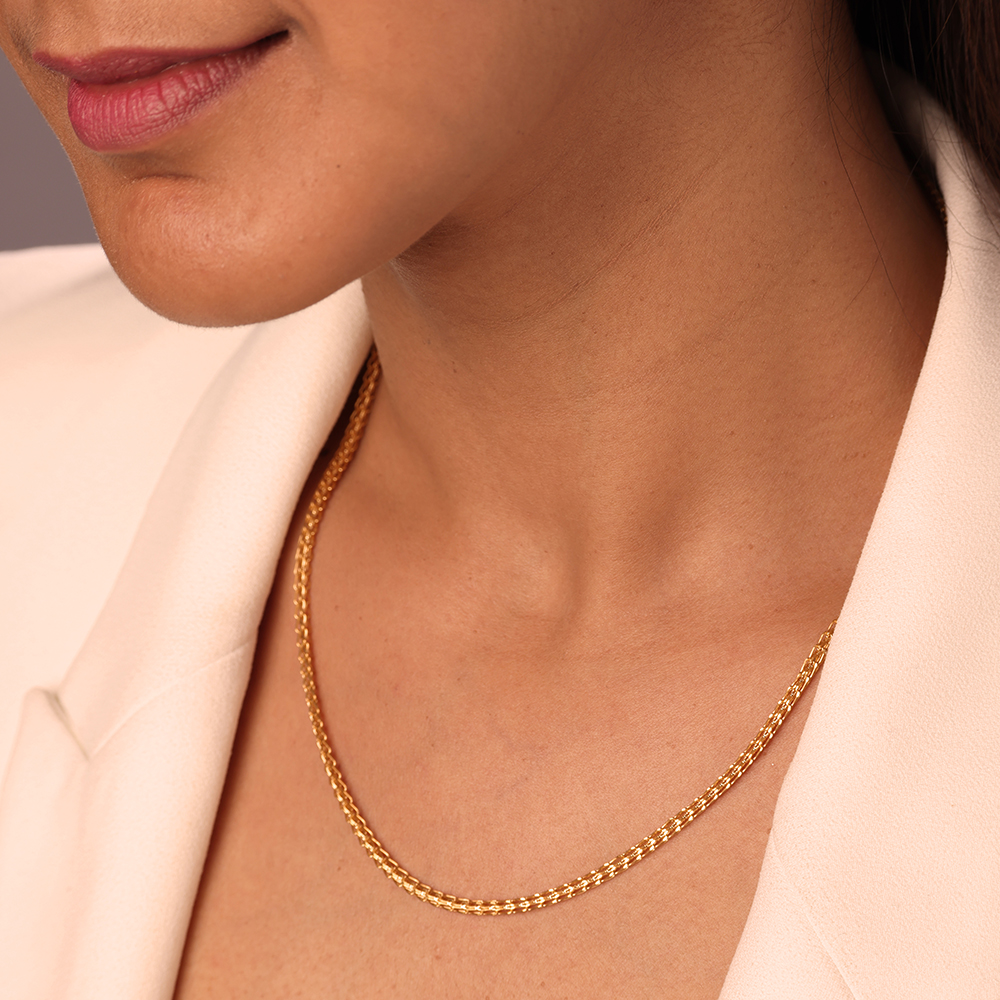 Dazzling Dangler 22 Kt Gold Chain,,hi-res image number null