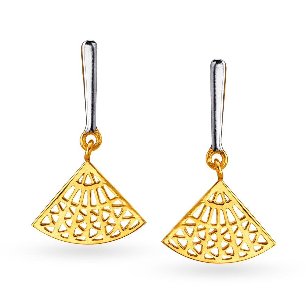 Contemporary Triangular Drop Earrings,,hi-res image number null