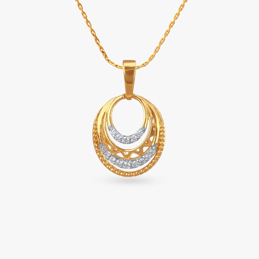 Celestial Circles Diamond Pendant,,hi-res image number null