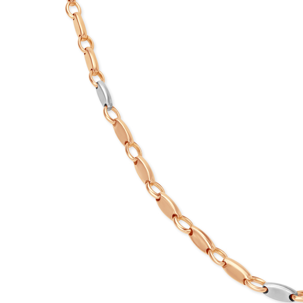 Contemporary Dual Tone Gold Chain for Men,,hi-res image number null