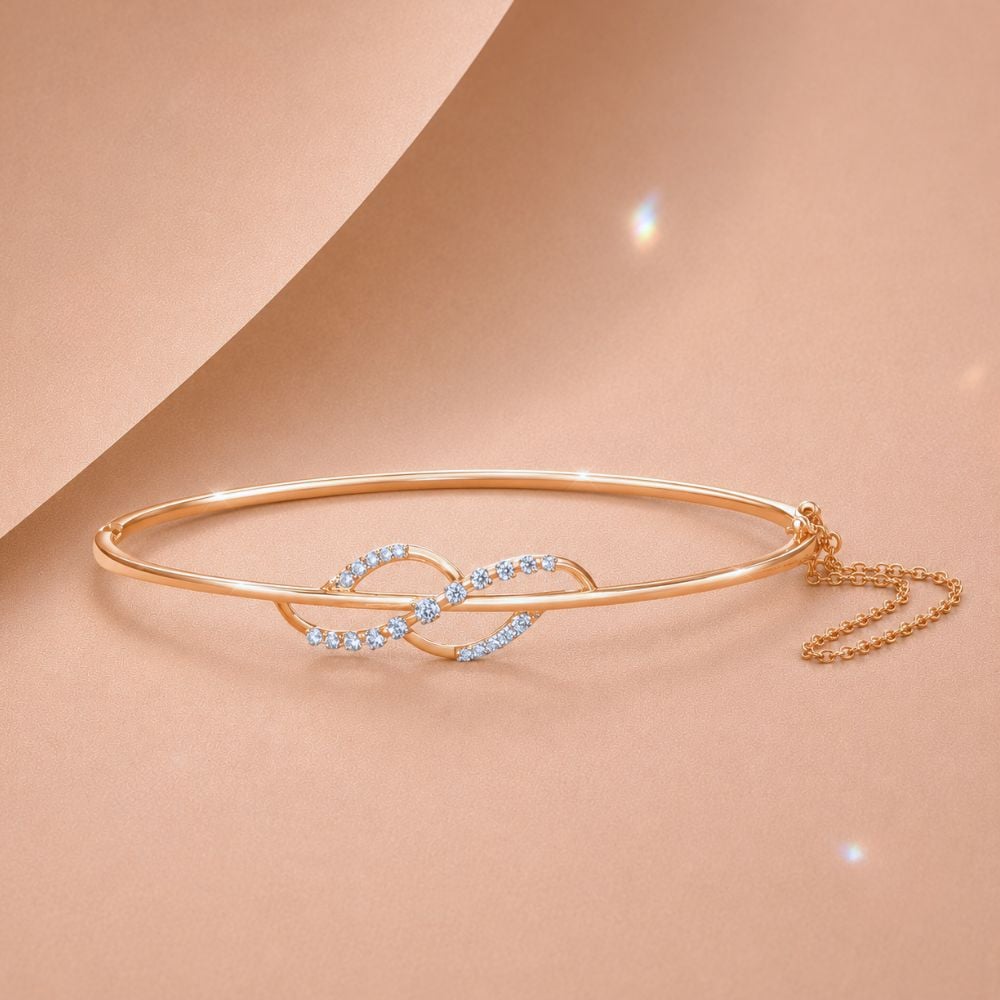 Delicate Loop Diamond Bangle,,hi-res image number null