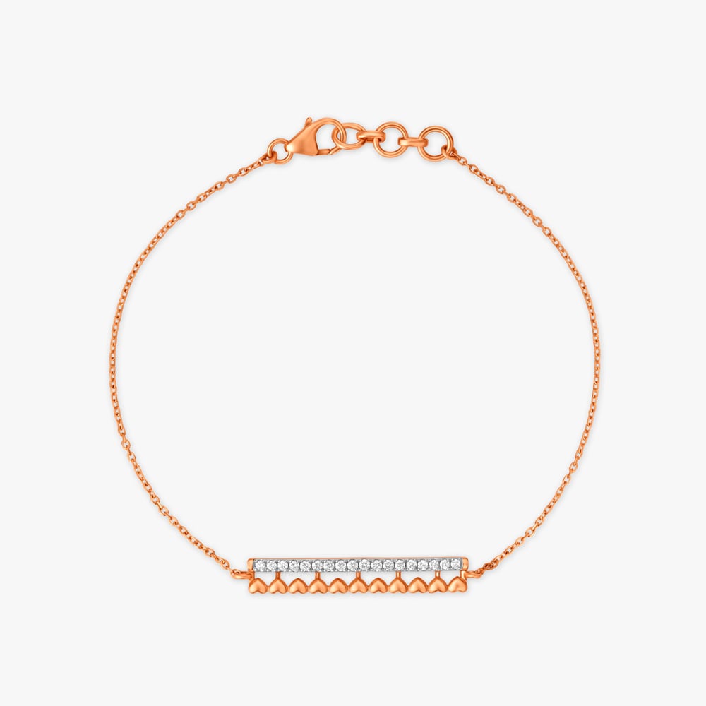 Modern Bar Diamond Bracelet,,hi-res image number null