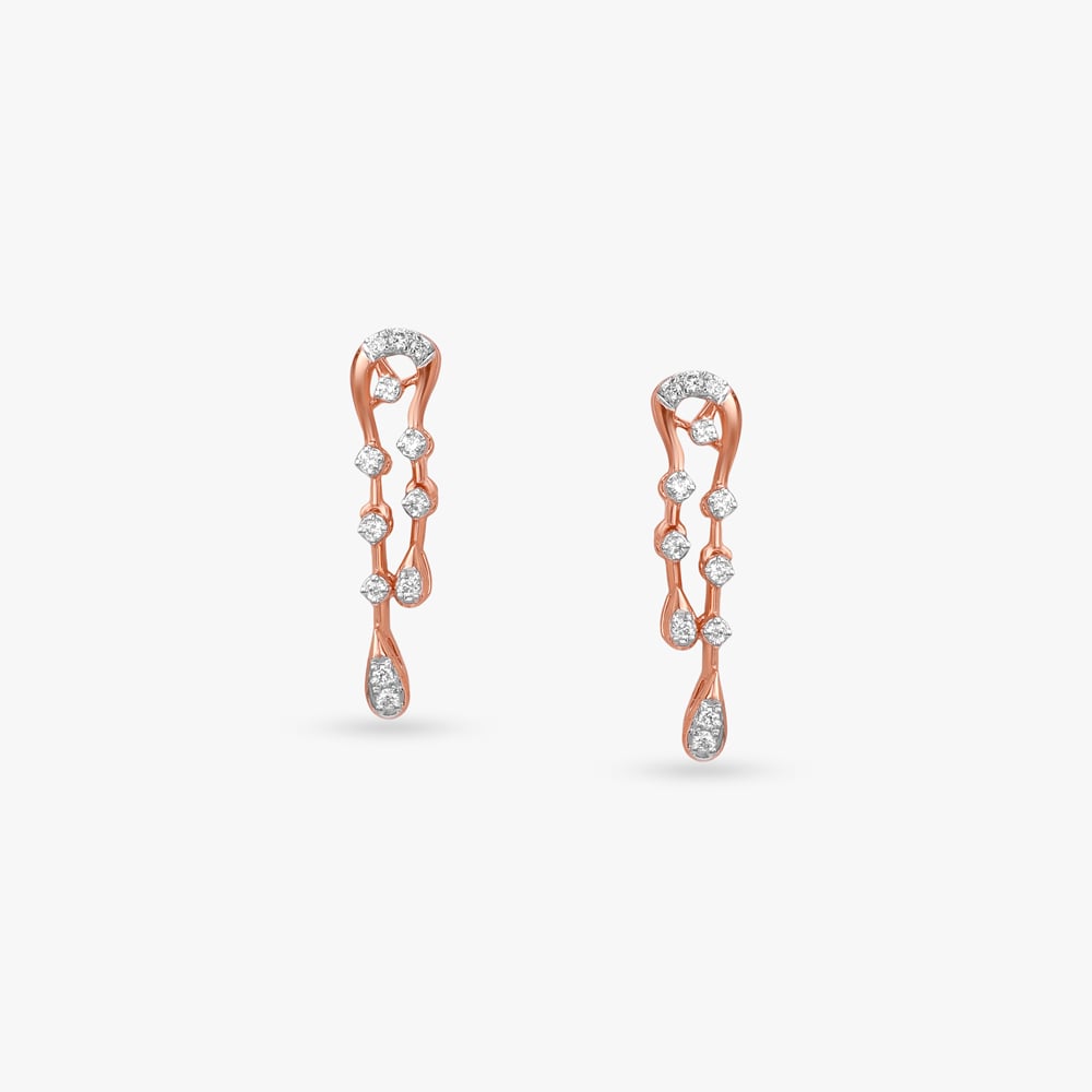 Radiant Cascade Diamond Necklace Set,,hi-res image number null