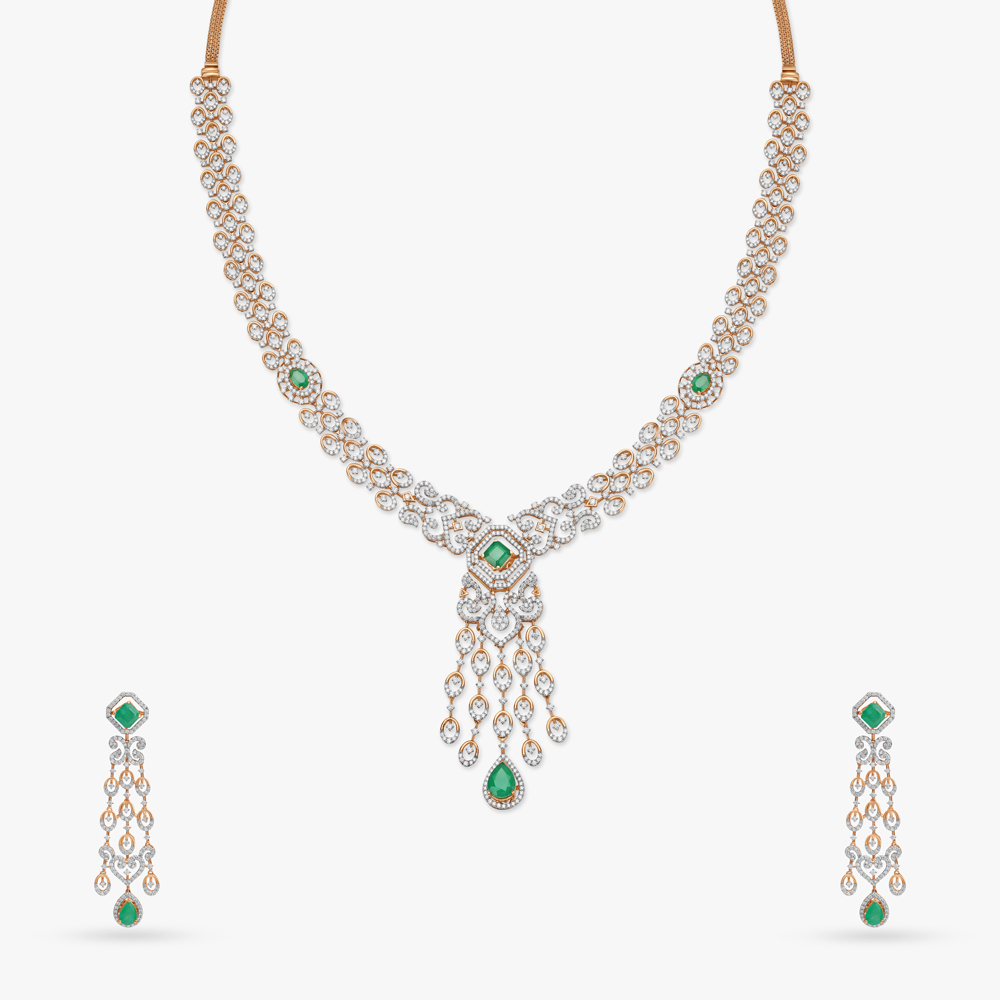Jewel Symphony Diamond Necklace Set