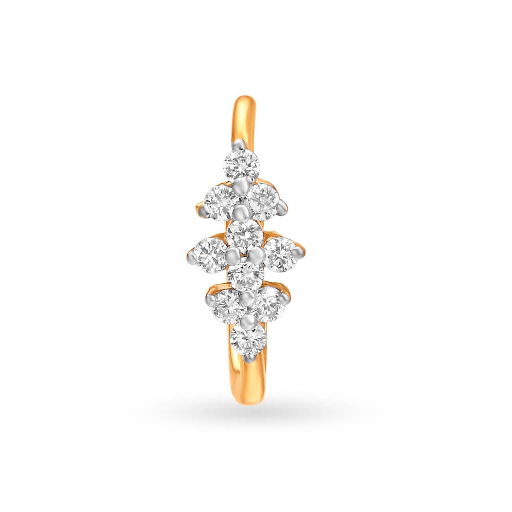 Grand Cluster Diamond Nose Ring,,hi-res image number null