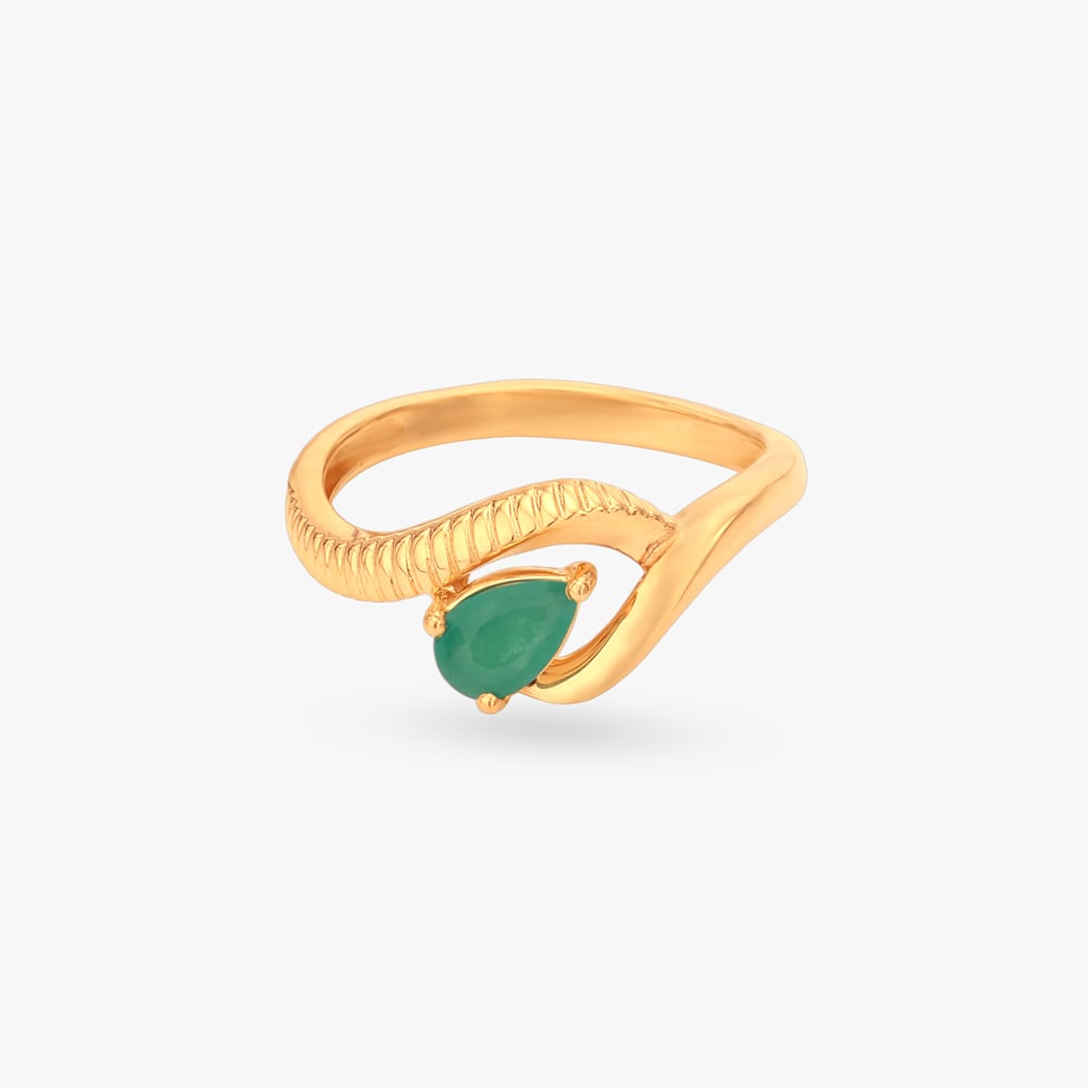 Wave Wrap Gold Ring,,hi-res image number null