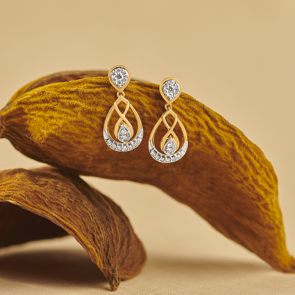 Fancy Teardrop Drop Earrings,,hi-res image number null