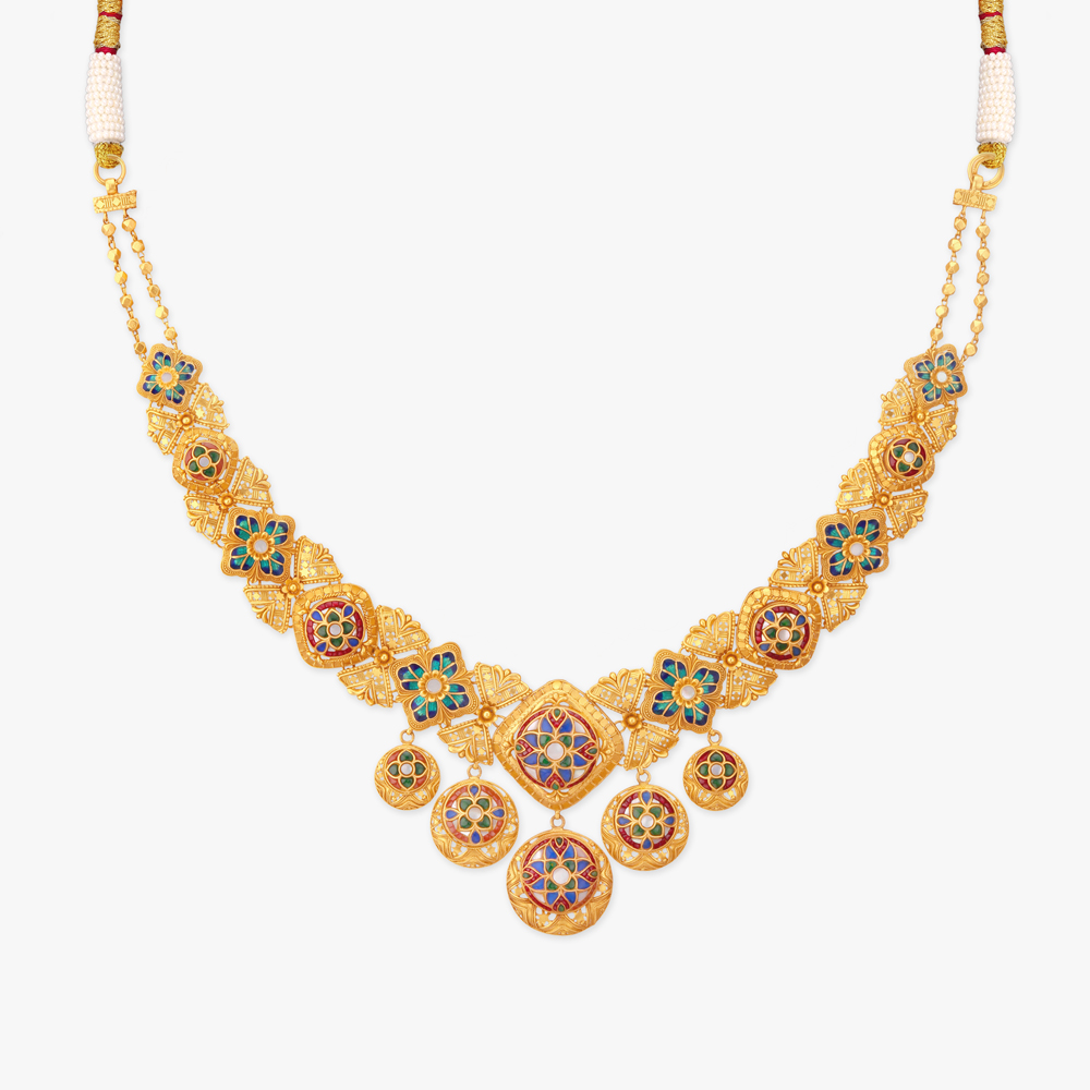 Cosmic Constellation Gold Necklace Set,,hi-res image number null
