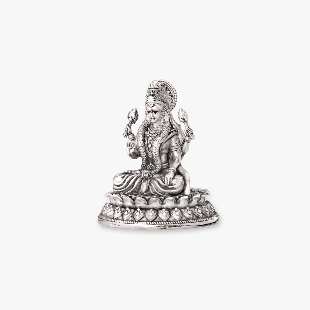 Shri Lakshmi Silver Idol,,hi-res image number null
